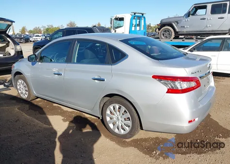2014 Nissan Sentra Sv из США, поврежденный, VIN 3N1AB7AP3EY216377